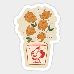 Chick’n Pupcorn Sticker